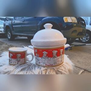 Campbell's Soup Mug and Tureen Set